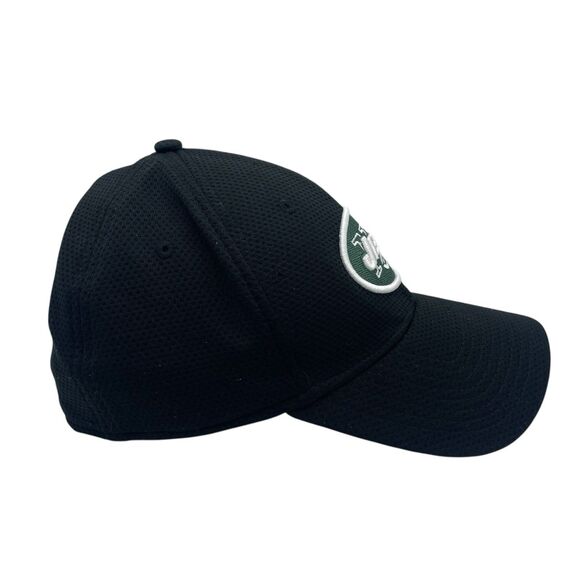New York Jets Hat Adult Small / Medium Black Fitted Cap New Era SAMPLE - Picture 3 of 6